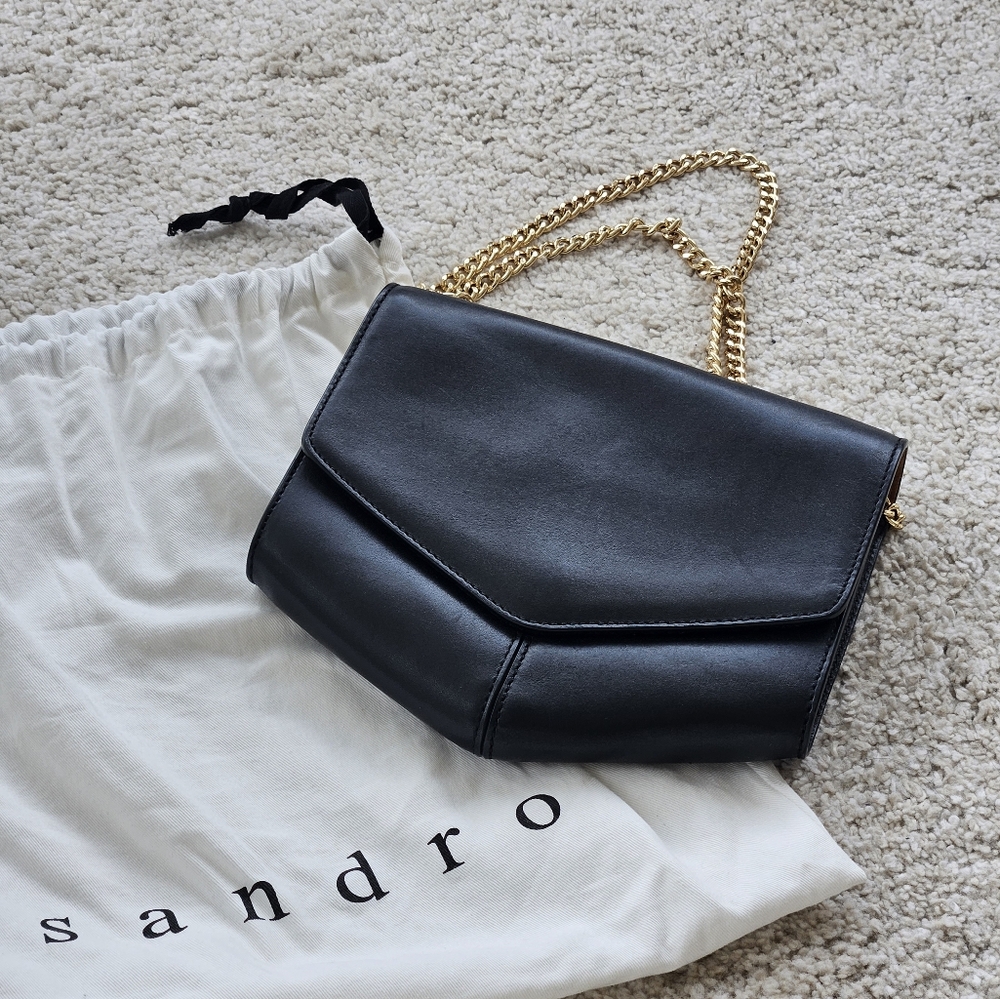 Sandro Black Lou Bag